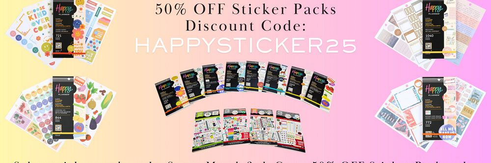 50% OFF Select Sticker Pack Promo