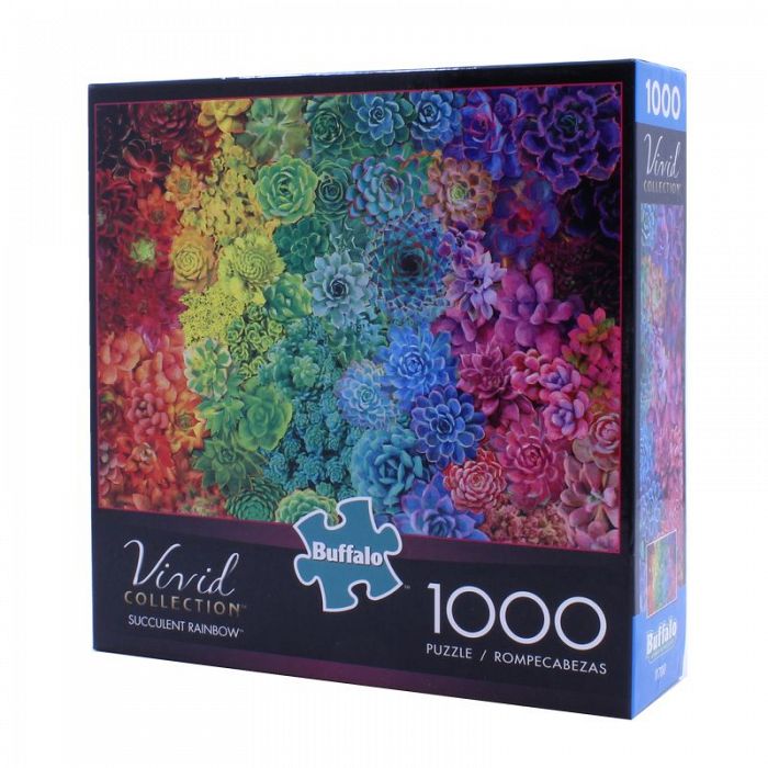 "Succulent Rainbow" 1000Piece Puzzle