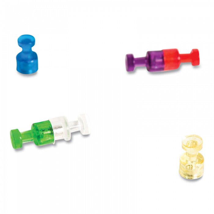 U Brands 6count Dry Erase Board Magnetic Push Pins