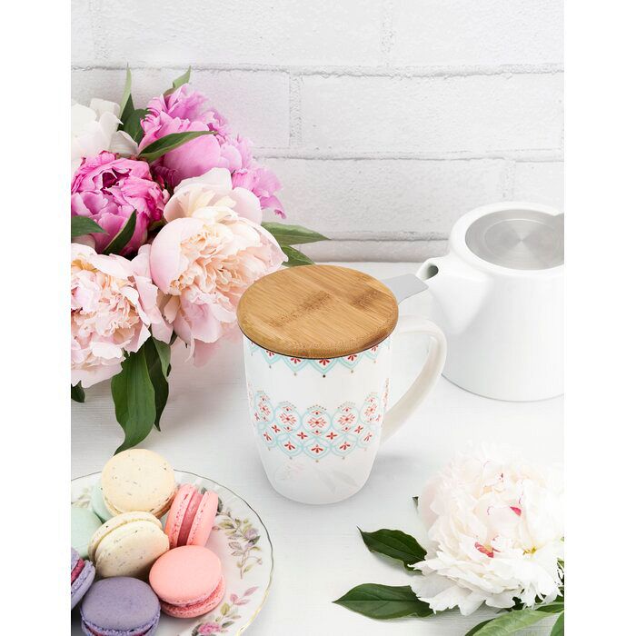 Bailey Arabesque Tea Infuser & Mug
