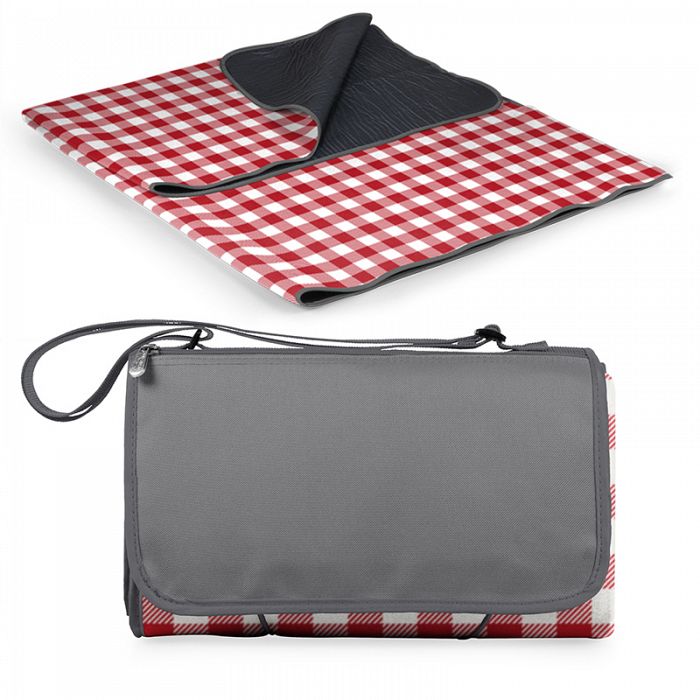 Red Check Blanket Tote