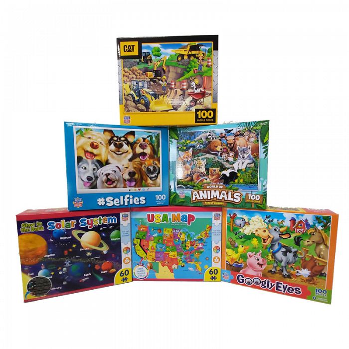 MasterKids 60-100Piece Kids Puzzles