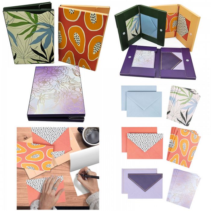 Set of 3 10count Assorted Boxed Note Cards and All Occasion Greeting Card Set