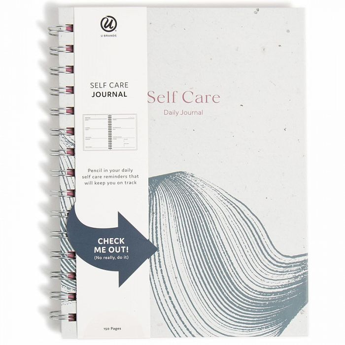 U Brands 2Pack Coastal Comfort Wellness Self Care Prompted Journal