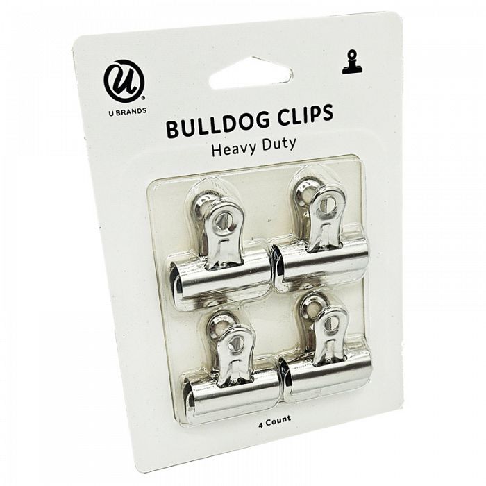 U Brands Heavy Duty Bulldog Binder Clips