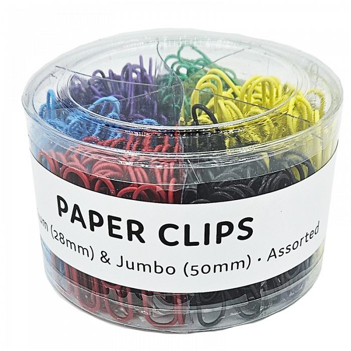 U Brands 450count Paper Clips Medium and Large