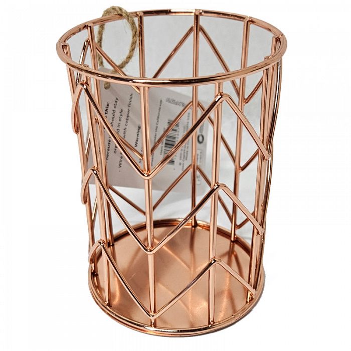 U Brands Copper Metal Pencil Cup