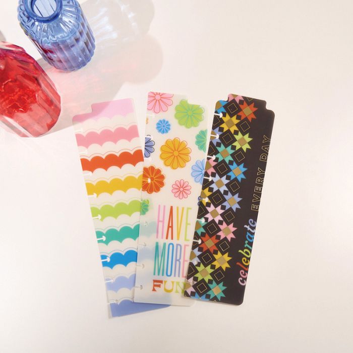 The Happy Planner Happy Outlines 3Piece Set Classic Bookmarks