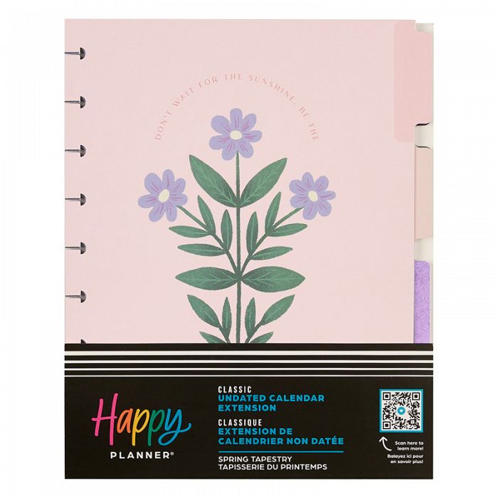 The Happy Planner Spring Tapestry Classic Extension Pack