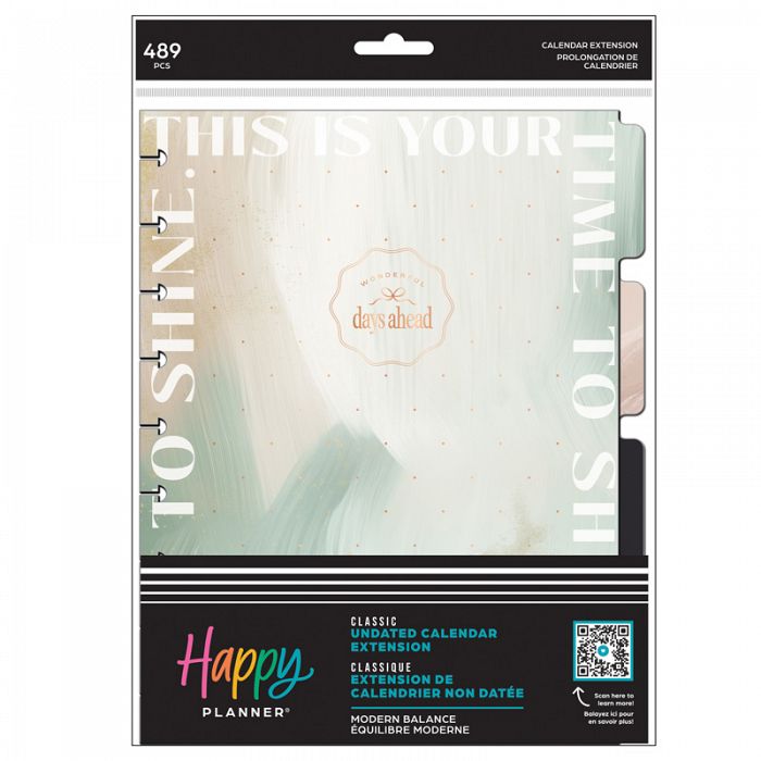 The Happy Planner THP Modern Balance Classic Extension Pack