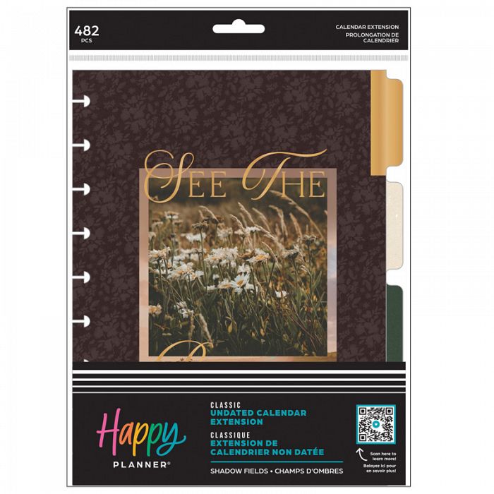The Happy Planner THP Shadow Fields Classic Extension Pack