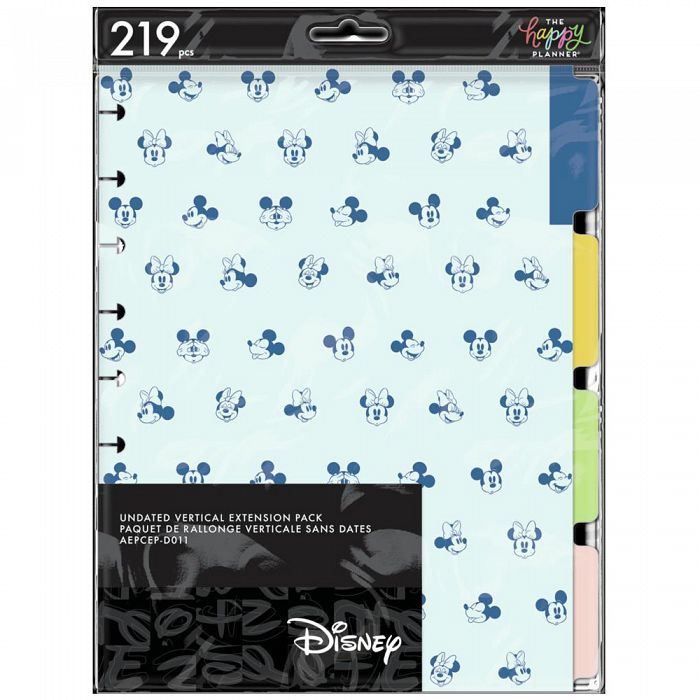 The Happy Planner Disney © Colorblock Mickey Minnie Classic Extension Pack