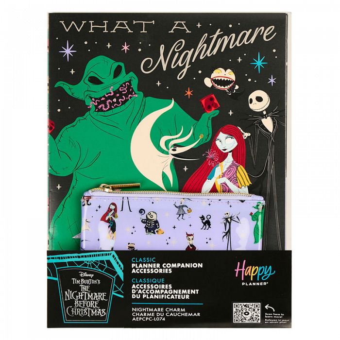 The Happy Planner Disney Tim Burton's The Nightmare Before Christmas Charm Classic Planner Companion