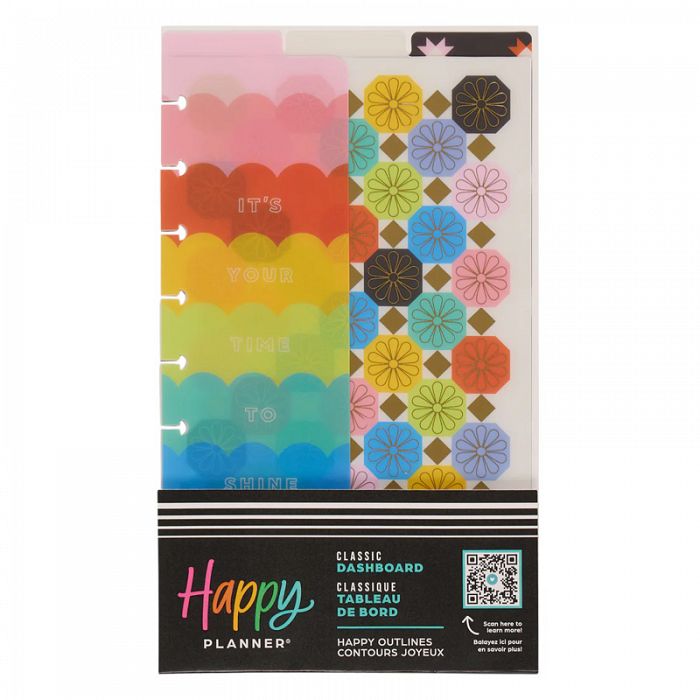 The Happy Planner Happy Outlines 3Piece Classic Dashboard