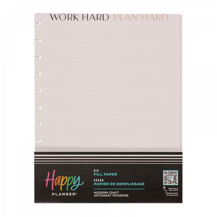 The Happy Planner Modern Craft Big 40Sheet Fill Paper