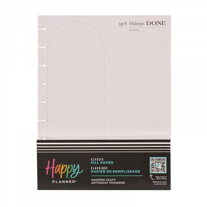 The Happy Planner Modern Craft Classic 40Sheet Fill Paper