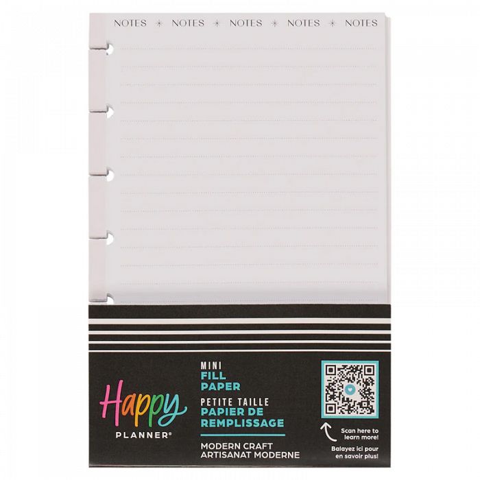 The Happy Planner Modern Craft Mini 40Sheet Fill Paper