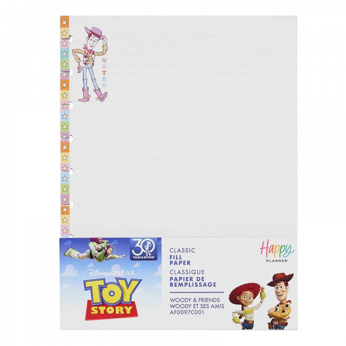The Happy Planner Disney Woody and Friends Classic 40Sheet Fill Paper