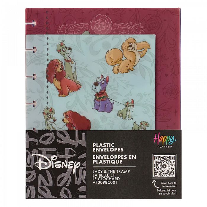 The Happy Planner Disney Lady and The Tramp Envelope 3Pack