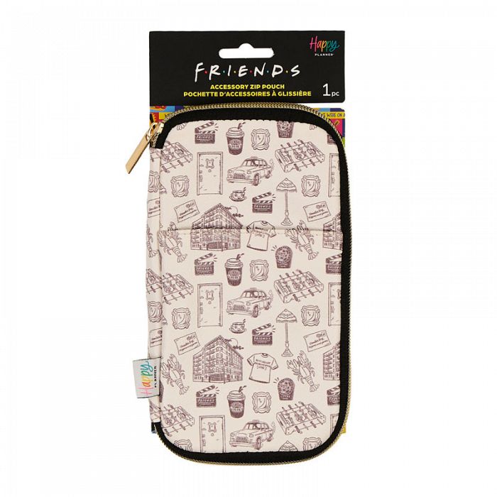 The Happy Planner THP Friends Hanging With Friends Printed Accessory Zip Pouch
