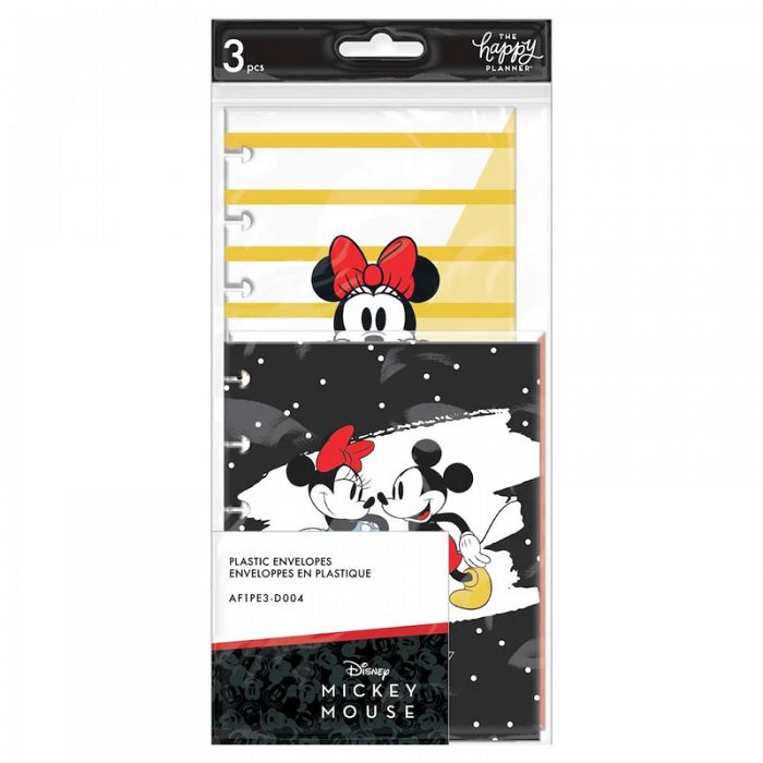 The Happy Planner Disney Mickey and Minnie Envelope 3Pack