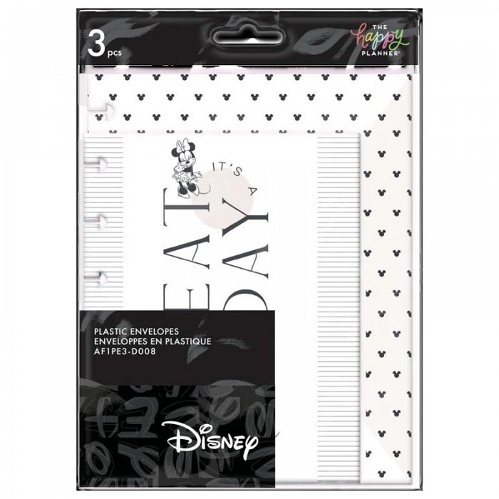The Happy Planner Disney Modern Mickey and Minnie Envelope 3Pack **1 unit left in stock**