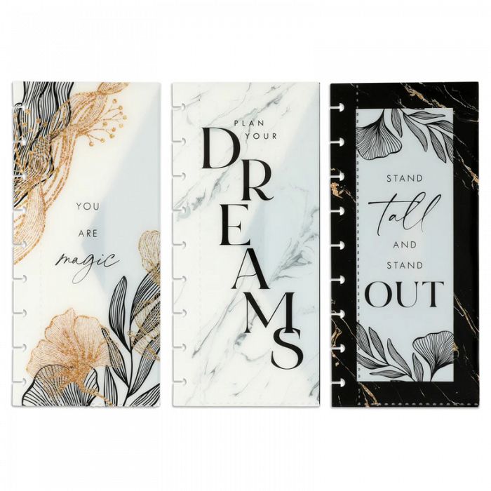 The Happy Planner Gold & Black Envelope 3Pack