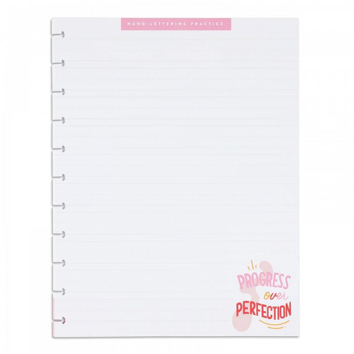 Hand-Lettering Practice Big Filler Paper 40 Sheets