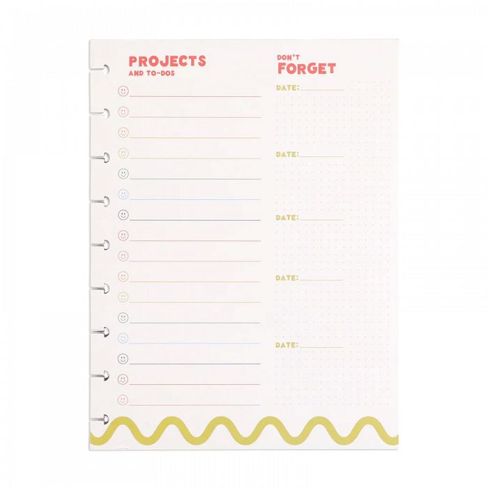 The Happy Planner Super Happy 100 Sheet Classic Block Pad