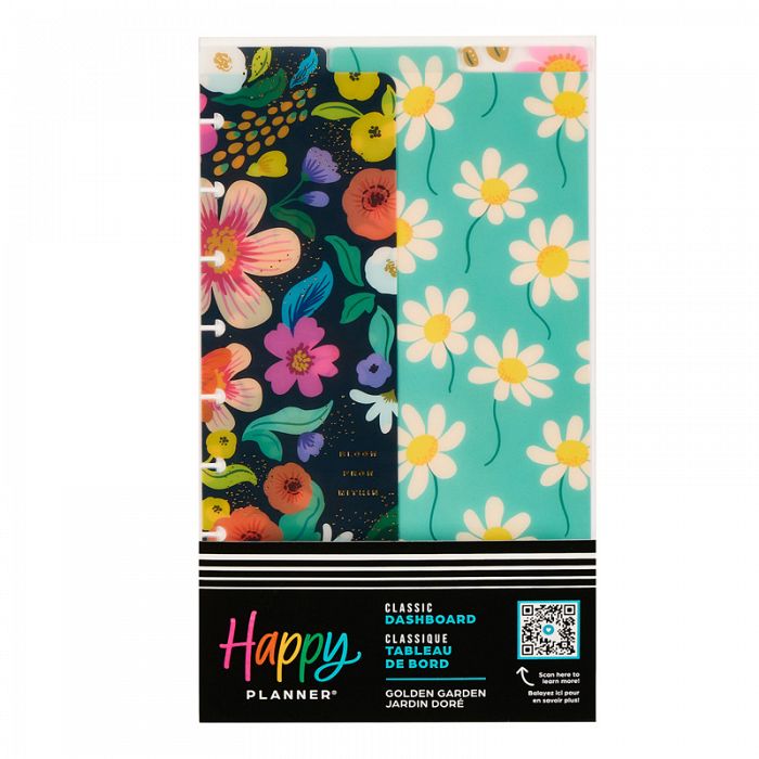 The Happy Planner Golden Garden Classic Dashboard Pack