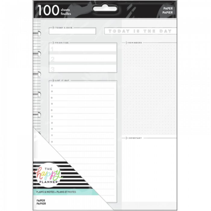 plans & Notes Classic Fill Paper - 100 Sheets