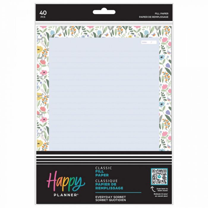 The Happy Planner Everyday Sorbet Classic Fill Paper