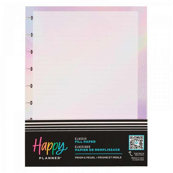 The Happy Planner Prism & Pearl Classic Fill Paper