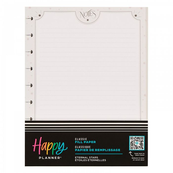 The Happy Planner Eternal Stars Classic Fill Paper