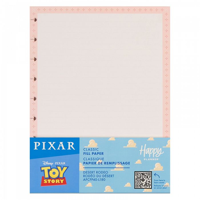 The Happy Planner Disney and Pixar Toy Story Desert Rodeo Classic Dotted Lined Classic Filler Paper