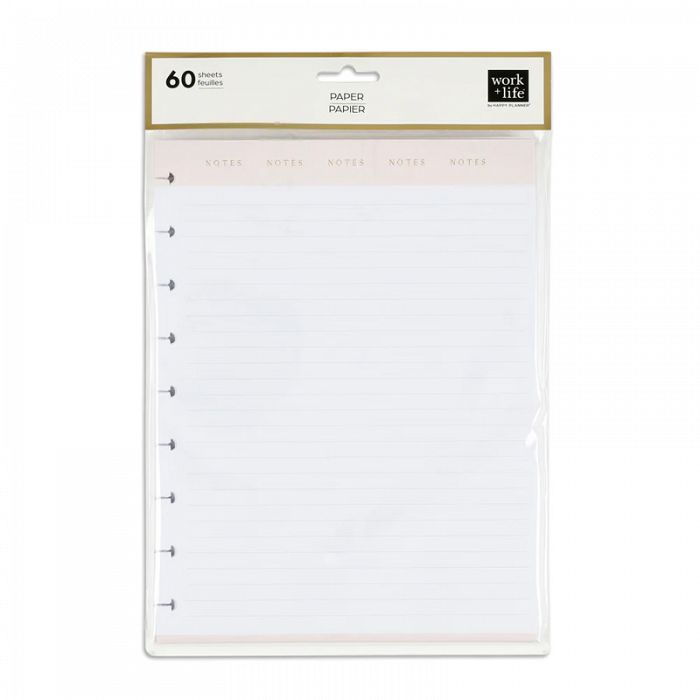 The Happy Planner Work + Life Modernist Classic 60 Sheet Fill Paper **2 units left in stock**