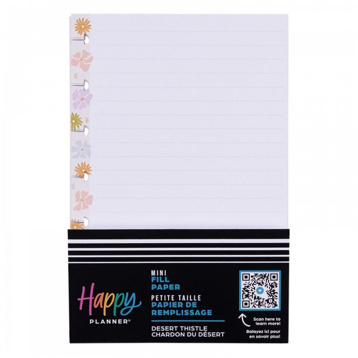 The Happy Planner Desert Thistle Mini 40Sheet Fill Paper