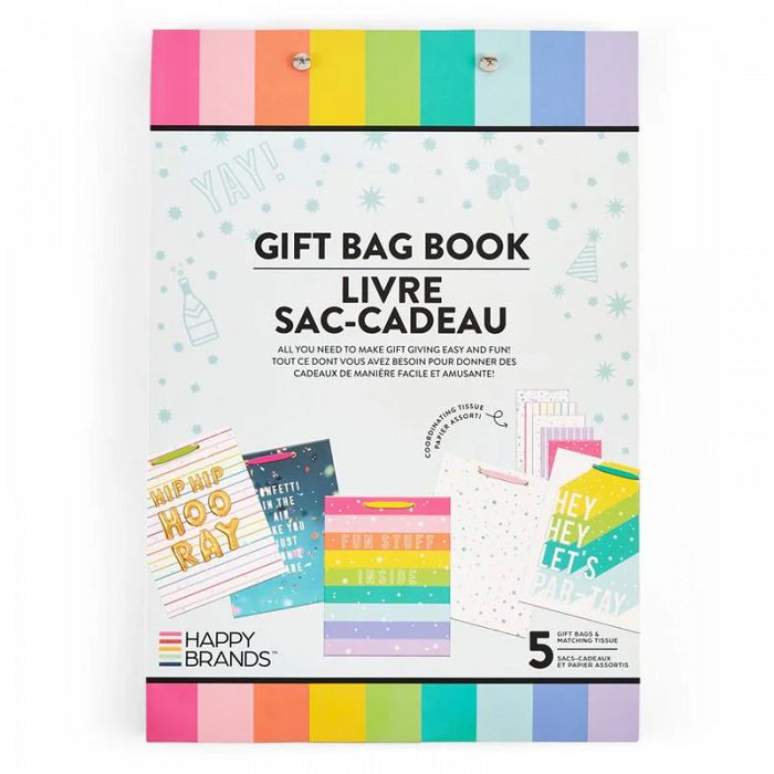 The Happy Planner Bright Everyday 5count Gift Bag Book 5 giftbags per package