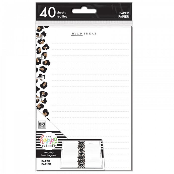 The Happy Planner Leopard Mini Fill Paper