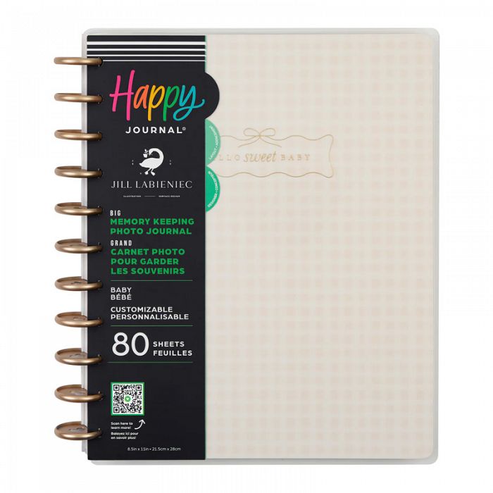The Happy Planner Pure Joy Baby Big Disc Bound Memory Keeping Journal