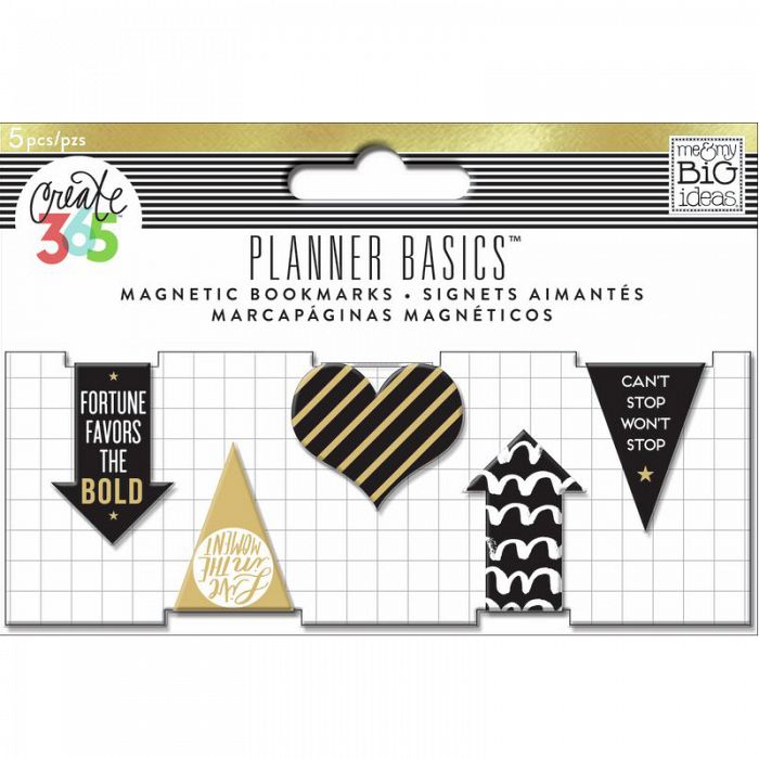 THP Gold Mini Magnetic Clips Planner