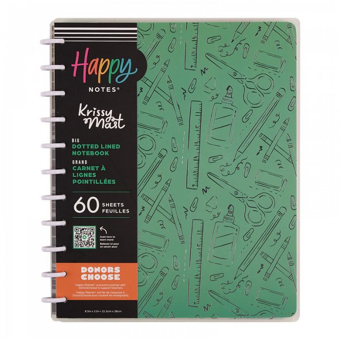 The Happy Planner Happy Notes Pawsitive Teacher Big Disc Bound Notebook