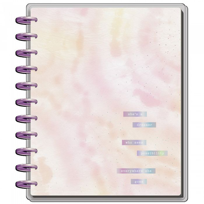 The Happy Planner Pastel Tie-Dye Big Notebook