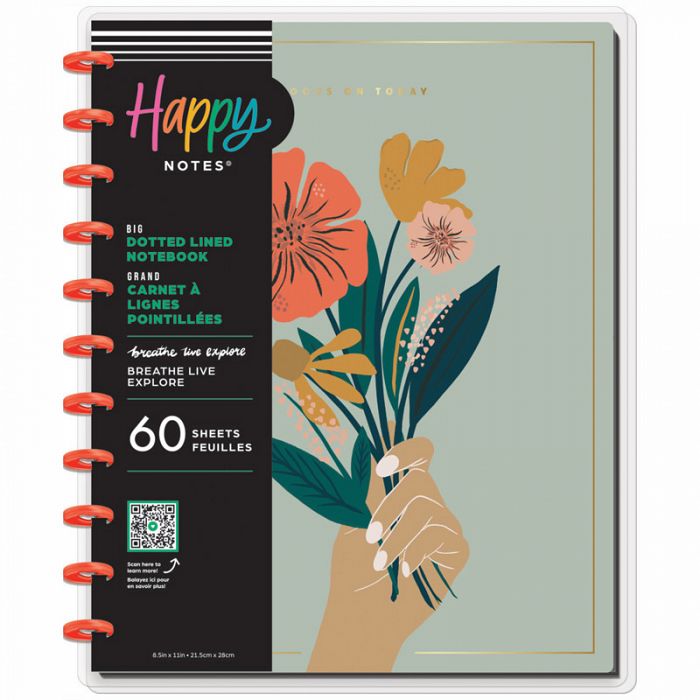 The Happy Planner Breathe Live Explore Happy Notes Big Notebook