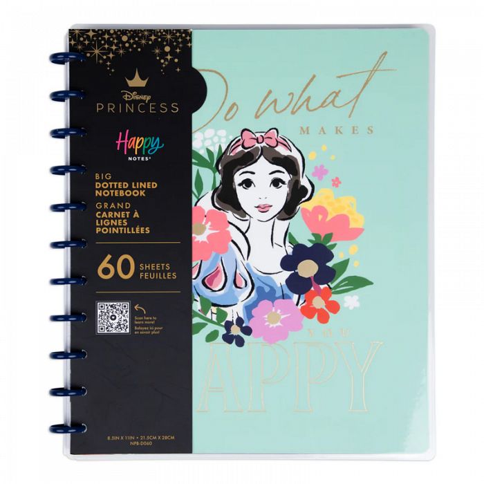 The Happy Planner Disney Princess Big 60Page Notebook Snow White Do What Makes You Happy