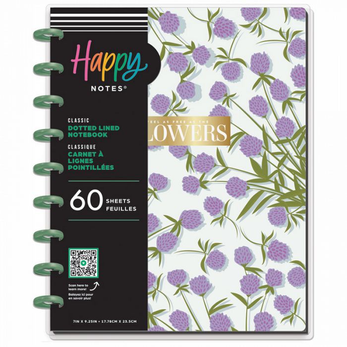 The Happy Planner Spring Market Happy Notes Classic Notebook