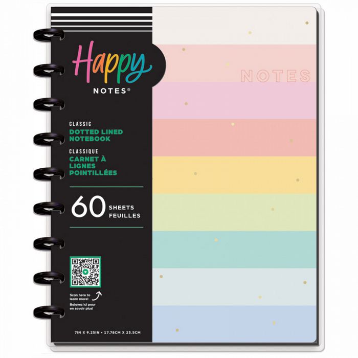 The Happy Planner Happy Brights Happy Notes Classic Notebook