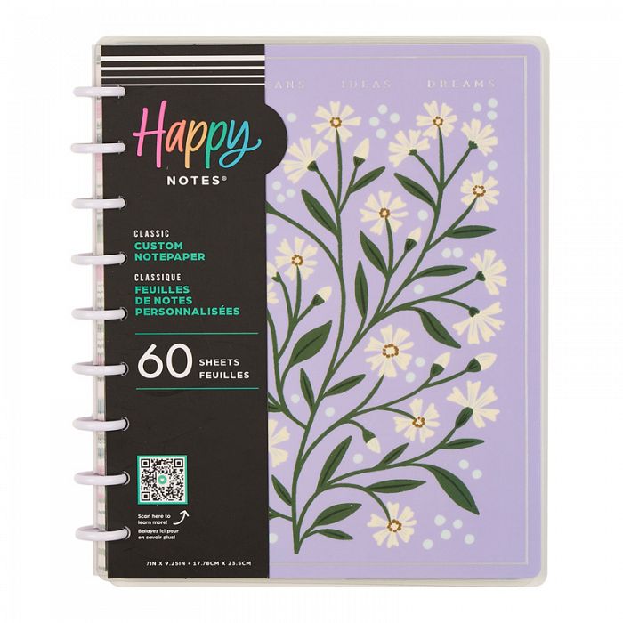 The Happy Planner Spring Tapestry Classic Disc Bound Notebook