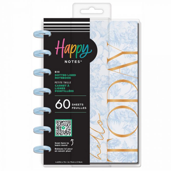 The Happy Planner Shibori Happy Notes Mini Notebook