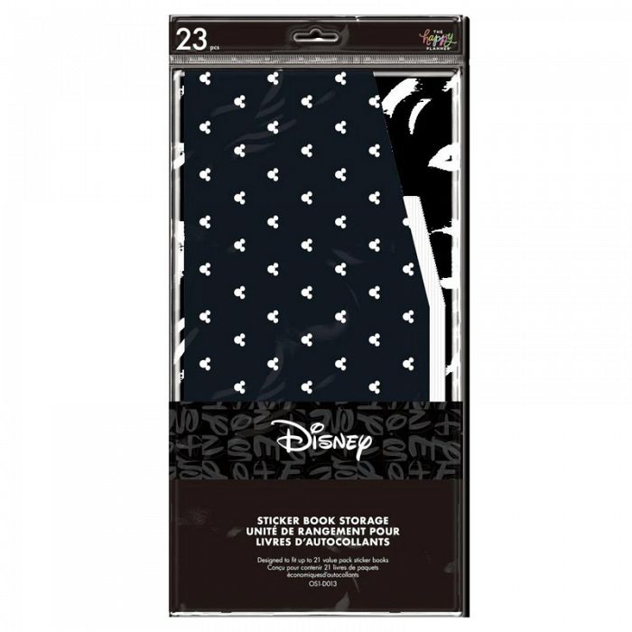 The Happy Planner Disney Modern Mickey and Minnie Sticker Pad Storage
